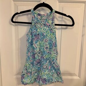 Lilly Pulitzer Kids Multicolor Floral Romper